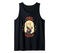 Fire Eater Circus Costume Design for a Circus Lover Tank Top