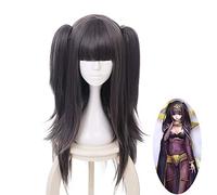 Fire Emblem Awakening Tharja Two Ponytails Wig Cosplay Costume Women Long Synthetic Hair Halloween Party Wigs MZ-1135