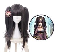 Fire Emblem Heroes Wig Salia Sallya Mixed Color Ponytails Bangs Cosplay Wig Halloween Tharja Role Play Lolita Maid Cosplay Wig
