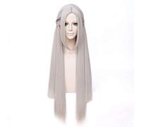 Fire Emblem Threehouses Cosplay Wig Edelgard Von Fresberg Long Gray Straight Middle Part Hairpiece Halloween Role Play Wigs
