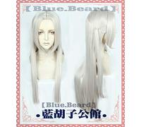 Fire Emblem ThreeHouses Cosplay Wig Edelgard Von Fresberg Wig Long Gray Straight Middle Parting Cosplay Hair Wigs + Wig Cap