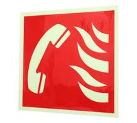 Fire Emergency Phone Sticker Underground Level Indicator Label