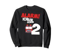 Fire Engine 2nd Birthday Boys 2 Years Sweatshirt