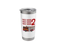 Fire Engine 2nd Birthday Stainless Steel Insulated Tumbler