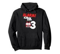 Fire Engine 3rd Birthday Boys 3 Years Pullover Hoodie