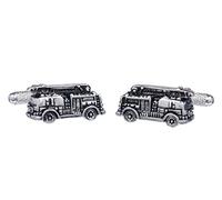 Fire Engine Cufflinks Presented In Onyx Art Box