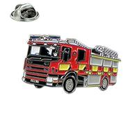 Fire Engine Fire Fighters Metal Enamelled Pin Badge Lapel Badge XJKB11-15