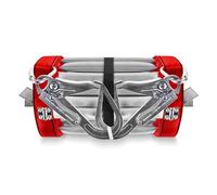 Fire Escape Ladder, 13 Ft 2 Story Collapsible Lightweight Ladder with 2 Heavy Hooks & Wide Feet, Reusable Anti-Slip Emergency Ladder for Windows & Balconies