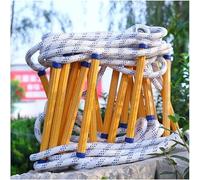 Fire Escape Ladder 2 Story, Flame Resistant Emergency Ladder for Second Floor Window, Sturdy Portable Rope Ladder, Weight Capacity 2000 Pounds