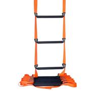 Fire Escape Ladder, 8.2 Feet Emergency Fire Ladder, Reusable Portable Safety Rope Ladder for Treehouse Window Balcony