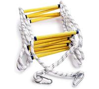 Fire Escape Ladder - 8M Nylon Rope Ladder for 2-8 S Buildings, Emerncy Self-, Fast Deployment, Easy Use, 450KG Capaci, Ideal for Climbing and Safe