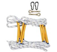 Fire Escape Ladder - Durable Anti-Skid Emergency Rope with Hook, Essential Lifesaving Tool for Quick Climbing and Secure Escape Solutions