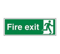 Fire Exit - Final Fire Exit Man Right - 300 X 100mm