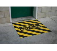 Fire Exit Markers By Slips Away - 1 Metre X 1 Metre