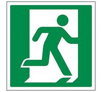 Fire Exit - Running Man Right Logo - 100 X 100mm