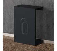 Fire Extinguisher Box Wall-Mounted Decorative Bracket - Iron and Stainless Steel Construction for Safety and Easy Access
