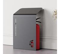Fire Extinguisher Bracket 2mm Thick, Metal Cabinet Decorative Storage Organizer for Lobby Hallway Waiting Room
