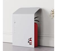 Fire Extinguisher Bracket 2mm Thick, Metal Cabinet Decorative Storage Organizer for Lobby Hallway Waiting Room