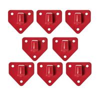 Fire Extinguisher Bracket Quick Release Heavy Duty Wall Mount Hardware | Fire Extinguisher Wall Bracket for Home Garage Workshop Indoor Boat Rental Red