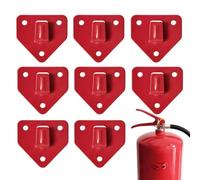 Fire Extinguisher Bracket Wall Mount Heavy Duty Hardware | Fire Extinguisher Hook for Outdoor Basement RV Shed Office Home Garage Indoor Boat Red