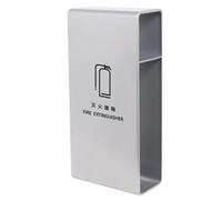 Fire Extinguisher Cabinet, Fire Extinguisher Box And Mask Holder With Mounting Bracket Multicolor Multiple Sizes(Champagne,Size L)