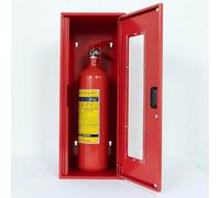 Fire Extinguisher Cabinet Size Medium 45*17*15 cm - up to 5 kg | Fire Emergency Extinguisher Weatherproof Wall Box Red | Aluminium Fire Extinguisher Storage | Fire Rescue Box Outdoor or Indoor Use