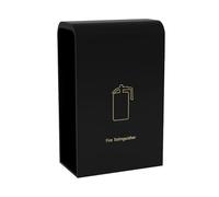 Fire Extinguisher Cabinet Stainless Steel, Metal Commercial Fire Extinguisher Cabinet For 2, Not Included, Multicolor(Black a)