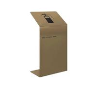 Fire Extinguisher Cabinet Stainless Steel, Stainless Steel Fire Extinguisher Storage Cabinet For 2 Floor-Standing Multicolor(Gold)