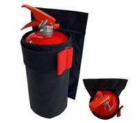 Fire Extinguisher Car Mount - Vehicle Fire Extinguisher Holder With Oxford Storage Bag For Car Bumper Interior, Fire Protection Tools | SUV Car Security Accessories