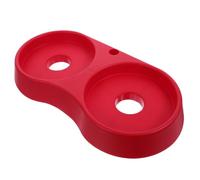 Fire Extinguisher Floor Base Holder with Bracket, Plastic Red Stand