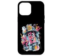 Fire Extinguisher Graffiti Pop Safety Character Graphic Case for iPhone 12 Pro Max