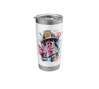 Fire Extinguisher Graffiti Pop Safety Character Graphic Stainless Steel Insulated Tumbler