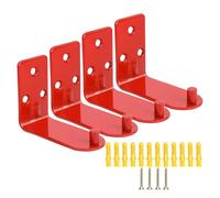 Fire Extinguisher Holder, 4PCS Fire Extinguisher Holder, Wall Hook for Fire Extinguishers, Universal Fire Extinguisher Holder for Fire Extinguishers Up to 9 kg, for Schools, Offices, Hotle with Screw