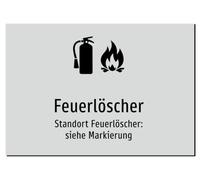 Fire Extinguisher - Location Fire Extinguisher: See Marking - Sticker A5: 210 x 148 mm - With Graphic and Text
