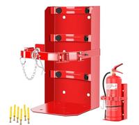 Fire Extinguisher Mount,Fits 10lb Dry/5lb CO2 Extinguisher, Heavy Duty Fire Extinguisher Holder Perfect for Wall Mount,for School Home Garage Laboratory and Vehicle (20LBS)