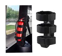 Fire Extinguisher Mount For Roll Bars - Adjustable, Secure, Easy 1 Min. Install with No Tools - For JK JKU JL TJ CJ - Stainless Hardware. Great Wrangler Accessories - Jeep Lover Gifts