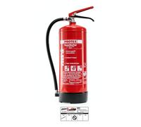 Fire Extinguisher PDE 6 Protex 6kg ABC Dry Powder In racket And Label