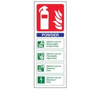 Fire Extinguisher - Powder ID - 75 X 200mm
