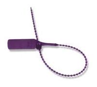 FIRE Extinguisher/Security Suitcase TAG Tamper Seals X 100 (Purple)