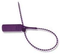FIRE EXTINGUISHER SECURITY SUITCASE TAG TIES TAMPER SEALS x 25 (PURPLE)