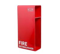 Fire extinguisher stand, Fire Extinguisher Bracket Box Multi-functional Cabinet, Decorative Stand(Red,Size L)