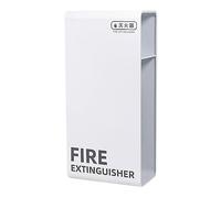 Fire extinguisher stand, Fire Extinguisher Bracket Box Multi-functional Cabinet, Decorative Stand(Wit,Size L)