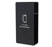 Fire extinguisher stand, Fire Extinguisher Cabinet Multicolor Multiple Sizes(Black,Size L)
