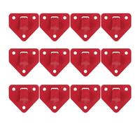 Fire Extinguisher Wall Bracket Triangular Mounting Hook 2.44X2.44X0.31In Powder Coated 12 Pack for Office Fire Protection