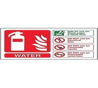 Fire Extinguisher - Water ID - 200 X 150mm