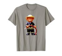 Fire Fighter Teddy Bear Great for all ages Firemen rock T-Shirt