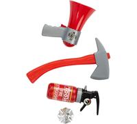 Smiffys Fire Fighter Toy Kit Extinguisher, Badge, Megaphone & Hammer, Boys Fancy Dress, Child Dress Up Accessories