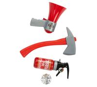 Smiffys Fire Fighter Toy Kit Extinguisher, Badge, Megaphone & Hammer, Boys Fancy Dress, Child Dress Up Accessories