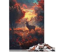 Fire Flames Bald Eagle USA Puzzle for Adults 500 Pieces Puzzle Adult Jigsaw Puzzle Family Puzzle Game 500pcs (52x38cm)