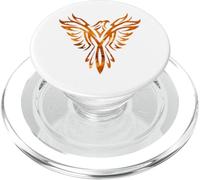 Fire & Flames Phoenix Mythical Bird Rising Born Again PopSockets PopGrip for MagSafe